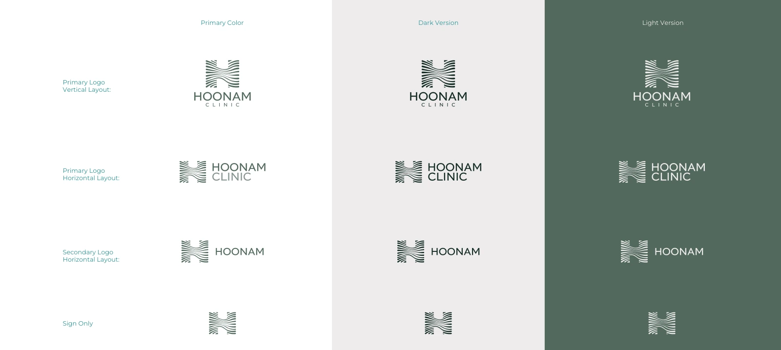 Logo lockups and colour versions