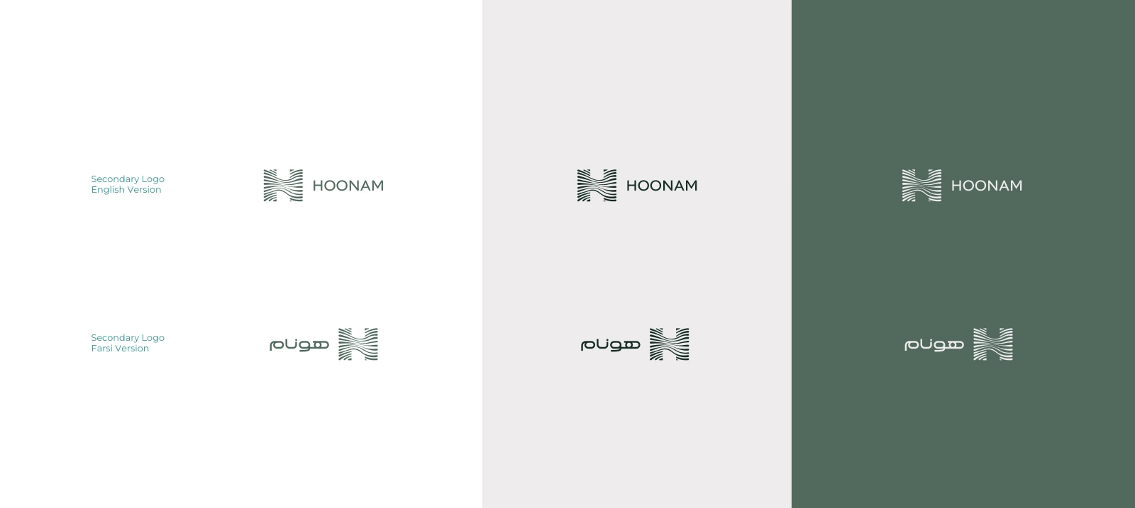 Secondary logo colour variants
