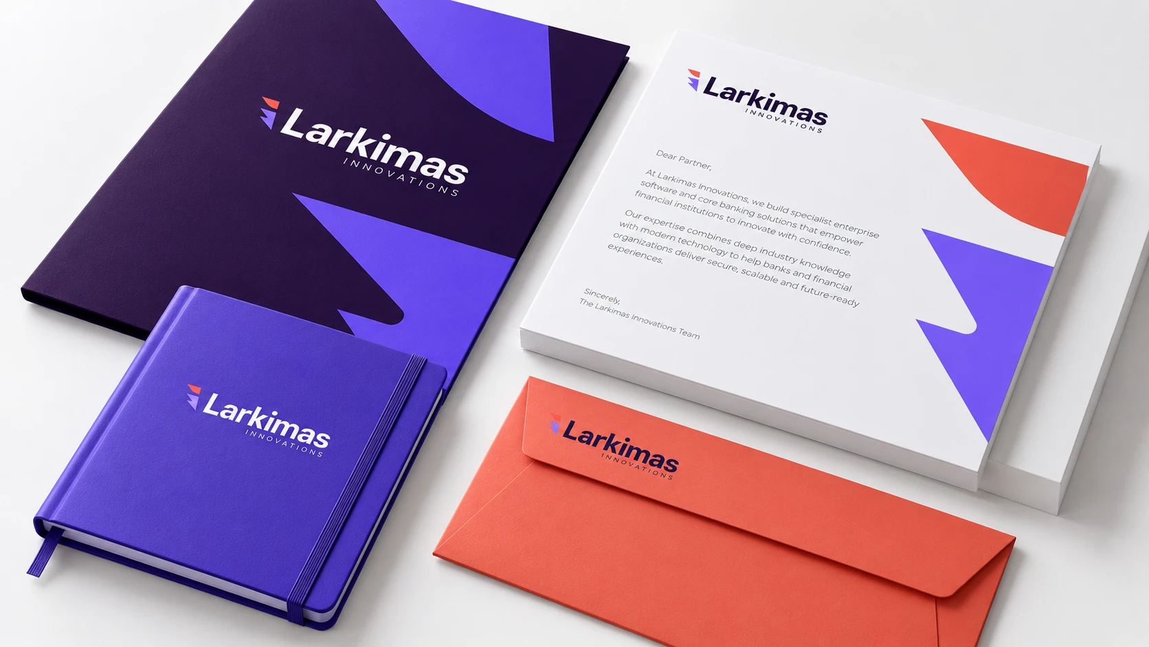 iLarkimas brand expression — proposed iLarkimas brand application